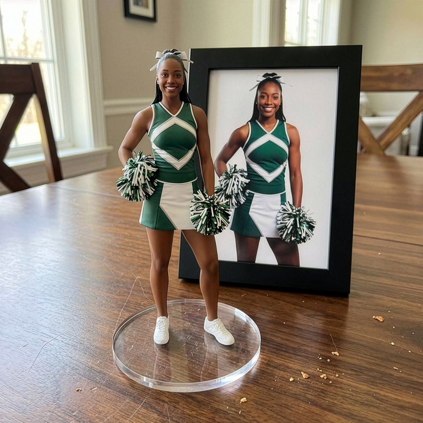 CustomActionFigurine_BobbleheadFigurine_GymnasticsGiftCheerleader_CustomWifeBobbleheads_PersonalizedGirlfriendBirthdayGift_RomanticCustomWomanFigureforAnniversary