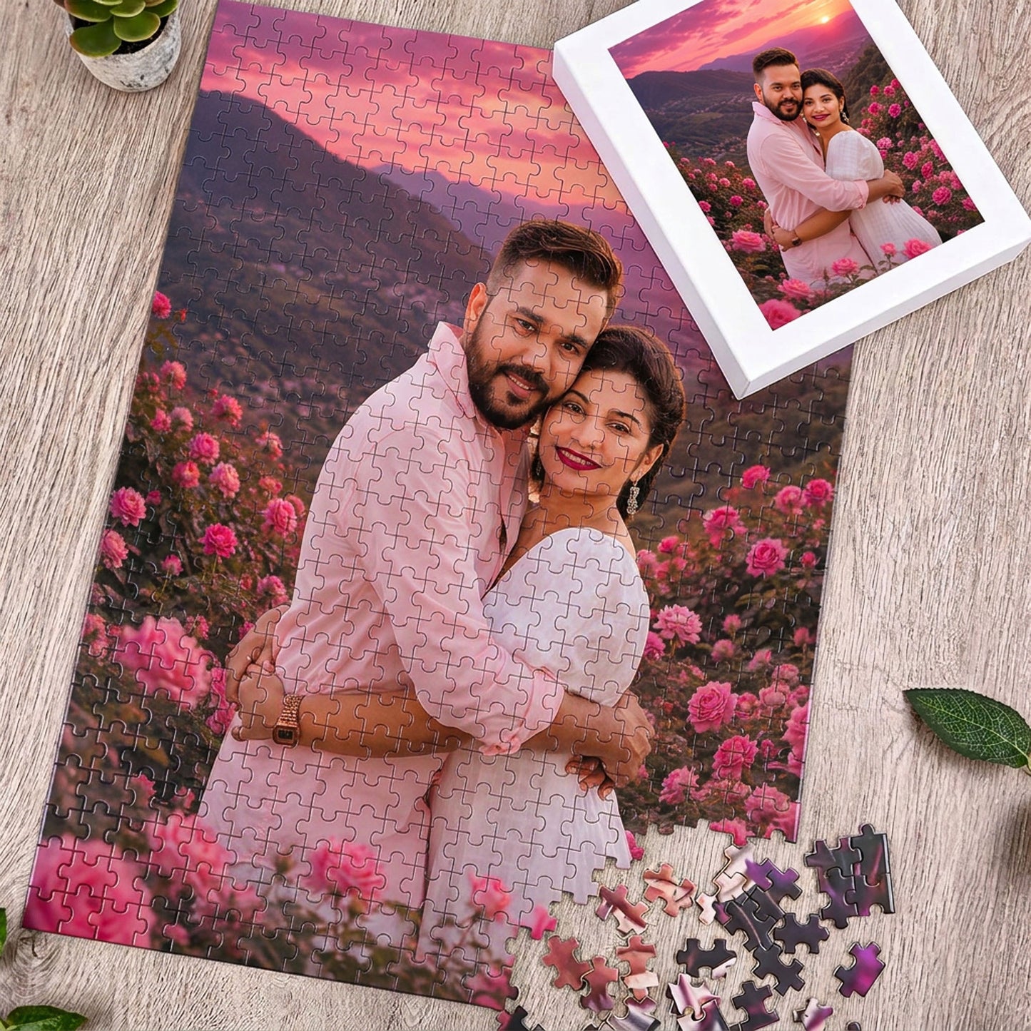 Personalized Photo Puzzle - Custom photo puzzle 1000 pieces - Custom Jigsaw Puzzle from your own picture- Gift for Mom