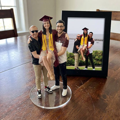 Turn your favourite photograph into a unique Custom Couple Figurine From Photo. Your special image is transformed into a personalised 3D printed couple sculpture, creating a meaningful keepsake that celebrates love, relationships, and unforgettable memories.
