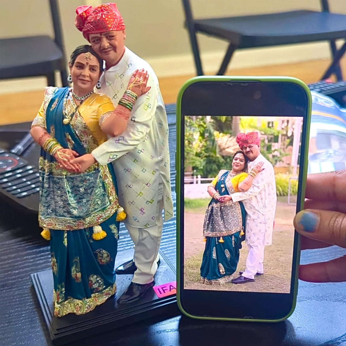 Turn your favourite photograph into a unique Custom Couple Figurine From Photo. Your special image is transformed into a personalised 3D printed couple sculpture, creating a meaningful keepsake that celebrates love, relationships, and unforgettable memories.